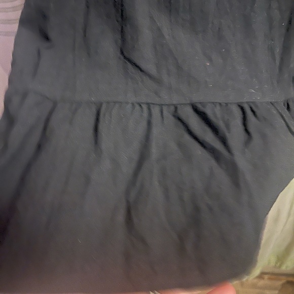 KIRUNDO Women’s black with embrodiey Mini Dress V Neck Bohemia Dress sz XL - Picture 7 of 12